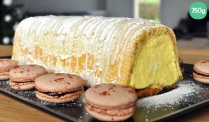 Bûche Mangue-Spéculoos