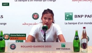 Roland-Garros - Raducanu : “J'ai encore beaucoup de chemin à parcourir sur cette surface”