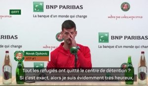 Roland-Garros - Djokovic : "J'aimerais retourner en Australie"