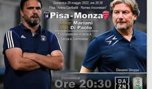 Serie B: Pisa-Monza, gara di ritorno dei Playoff
