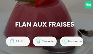 Flan aux fraises