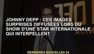 Johnny Depp : Ces images surprenantes diffusées dans une émission qui interpelle les stars internati