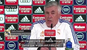 Carlo Ancelotti : "Eden Hazard ? Il reste"