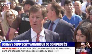 Ben Chew, avocat de Johnny Depp: "Maintenant que le jury a rendu son verdict, il est temps de tourner la page"