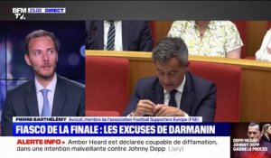 Stade de France: pour Pierre Barhélémy (Football Supporters Europe), les excuses de Gérald Darmanin ne sont "pas sincères"