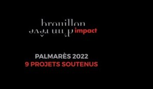 Bourse Brouillon d'un rêve Impact, le palmarès 2022