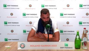 Roland-Garros 2023 - Benoît Paire : "Peut-être que je pense trop, peut-être qu'il faut être un peu bête pour jouer au tennis