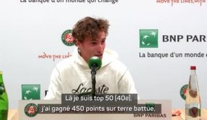 Roland-Garros - Humbert : "Un coup d'arrêt, je vous arrête tout de suite"