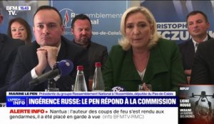 "Ce rapport est à l'image de la rapporteure: sectaire, malhonnête et politisé": Marine Le Pen répond à la commission d’enquête parlementaire sur les ingérences étrangères