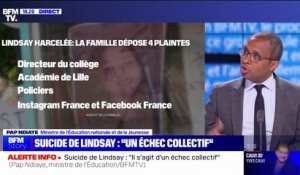 Suicide de Lindsay: "J'ai lancé une enquête administrative", annonce Pap Ndiaye