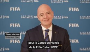 Cdm 2022 - Infantino félicite les 32 pays qualifiés et donne rendez-vous aux fans à Doha