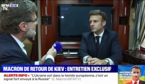 Emmanuel Macron: "Nous faisons tout pour que l'Ukraine puisse gagner cette guerre"