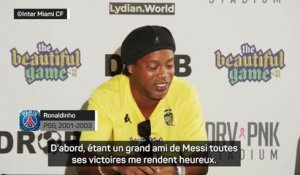 PSG - Ronaldinho : "Messi est un grand ami mais..."