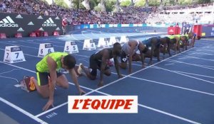 Azamati remporte le 100 m, Vicaut troisième - Athlé - Meeting de Paris