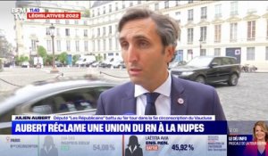 Julien Aubert (ancien député LR): "Je comprendrais beaucoup plus un gouvernement d'union nationale, du RN à l'extrême gauche"