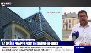 Orages en Saône-et-Loire: "Une partie de la ville a été dévastée", déplore le maire de Digoin