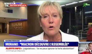Nadine Morano: "Emmanuel Macron se retrouve coincé dans un étau qu'il a cyniquement construit lui-même"