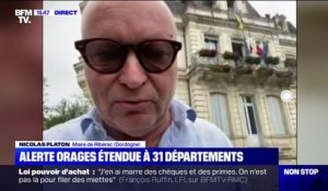 Après de violents orages de grêle lundi, le maire de Ribérac en Dordogne témoigne sur BFMTV