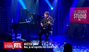 Mister Mat interprète "Non, je ne regrette rien" dans "Le Grand Studio RTL"