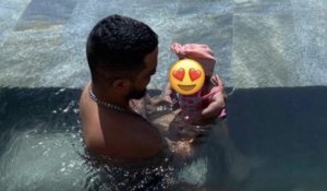 Slimane partage un adorable moment père fille sur Instagram