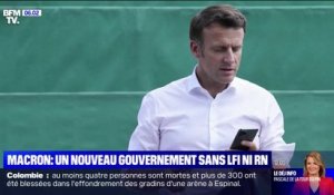 Pour Emmanuel Macron, LFI et le RN "ne s'inscrivent pas comme des partis de gouvernement"