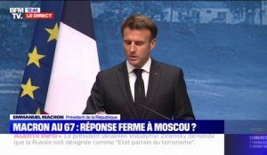 Bombardement du centre commercial de Krementchouk: Emmanuel Macron condamne "ce nouveau crime de guerre et son atrocité"