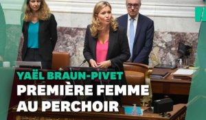 Élue au perchoir,Yaël Braun-Pivet livre un discours personnel et féministe