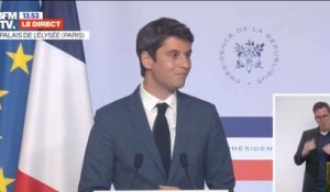Gabriel Attal: "Le gouvernement ira au bout de ce premier quinquennat d'Emmanuel Macron qui s'achève le 13 mai à minuit"