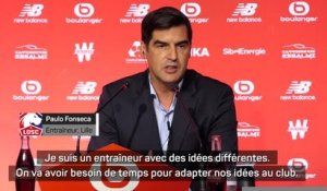 Lille - Fonseca : "Une équipe ambitieuse et courageuse"