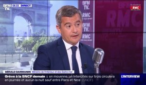 Remaniement: Gérald Darmanin dément avoir dû convaincre Élisabeth Borne pour garder son ministère