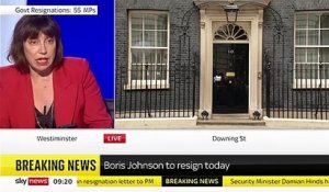 Royaume-Uni: Le Premier ministre britannique Boris Johnson va présenter sa démission de la tête du parti conservateur, annonce la BBC - Selon Downing Street, il fera une déclaration dans la journée