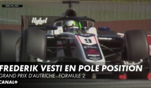 Frederik Vesti en pole position - Grand Prix d'Autriche - F2
