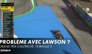 Problème mécanique pour Liam Lawson ? - Grand Prix d'Autriche - F2