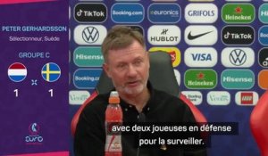 Euro 2022 (F) - Gerhardsson (Suède) : "C'est très difficile de défendre contre Miedema"