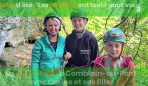 Série d'été: Carine et ses filles testent la spéléo à Comblain-au-Pont