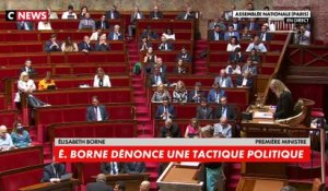 Elisabeth Borne : «La motion de posture a remplacé la motion de censure»