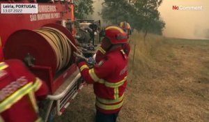 Les flammes continuent de s'emparer du Portugal