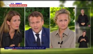 Emmanuel Macron: à l'Assemblée, "Il n'y a de majorité contre ce gouvernement qu'avec cet attelage baroque" entre la France insoumise, LR et le RN