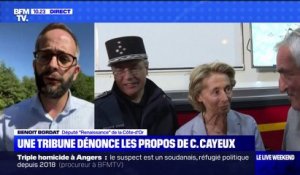 Benoît Bordat, député Renaissance, qui a signé une tribune contre Caroline Cayeux, ne demande pas la démission de la ministre