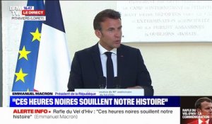 Emmanuel Macron: "La France de Vichy venait de loin et, en quelques mois, elle a éteint les Lumières"