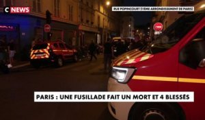 Paris : 1 mort et 4 blessés dans une fusillade