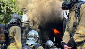 Le caisson « fire-flash », outils de formation des jeunes sapeurs-pompiers