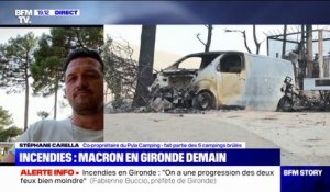 Incendies: Emmanuel Macron est attendu en Gironde ce mercredi, une rencontre avec les propriétaires des campings brûlés est prévue