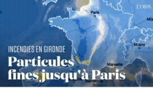 Les fumées de Gironde sont remontées jusqu'à Paris
