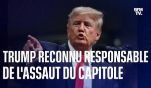 Donald Trump doit être tenu comme responsable de l'assaut du Capitole, selon la commission d'enquête parlementaire américaine