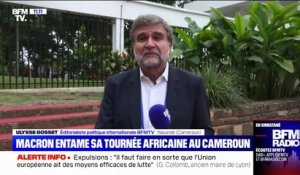 Emmanuel Macron entame sa tournée africaine au Cameroun