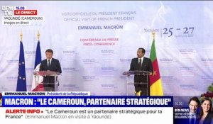 Cameroun: pour Emmanuel Macron, les conséquences de la guerre en Ukraine "n'épargnent pas l'Afrique"