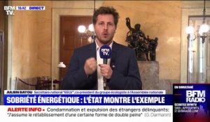 Sobriété énergétique: "Le gouvernement refuse d'agir et culpabilise les Français et les Françaises", juge Julien Bayou (EELV)