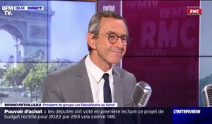 Bruno Retailleau (LR) se dit favorable à l'extension du paiement des RTT pour les fonctionnaires