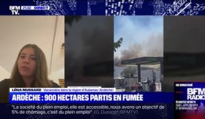 Incendies en Ardèche: une vacancière décrit une scène "apocalyptique"